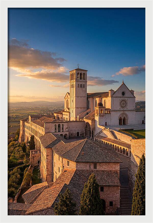 Basilica Of St Francis At Dusk