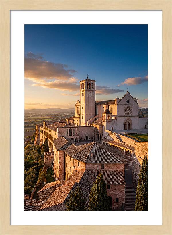 Basilica Of St Francis At Dusk