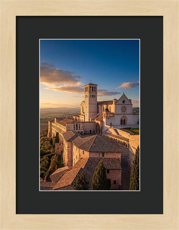 Basilica Of St Francis At Dusk