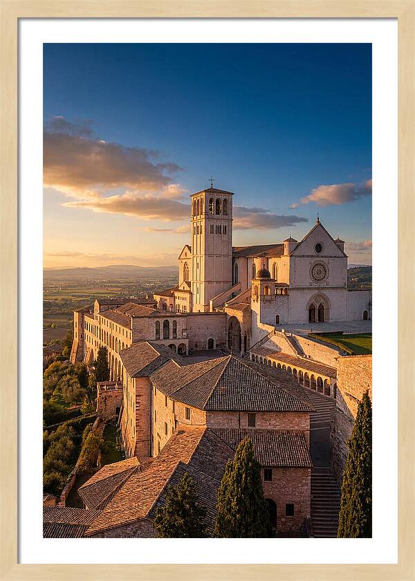 Basilica Of St Francis At Dusk