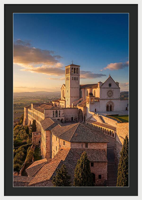 Basilica Of St Francis At Dusk