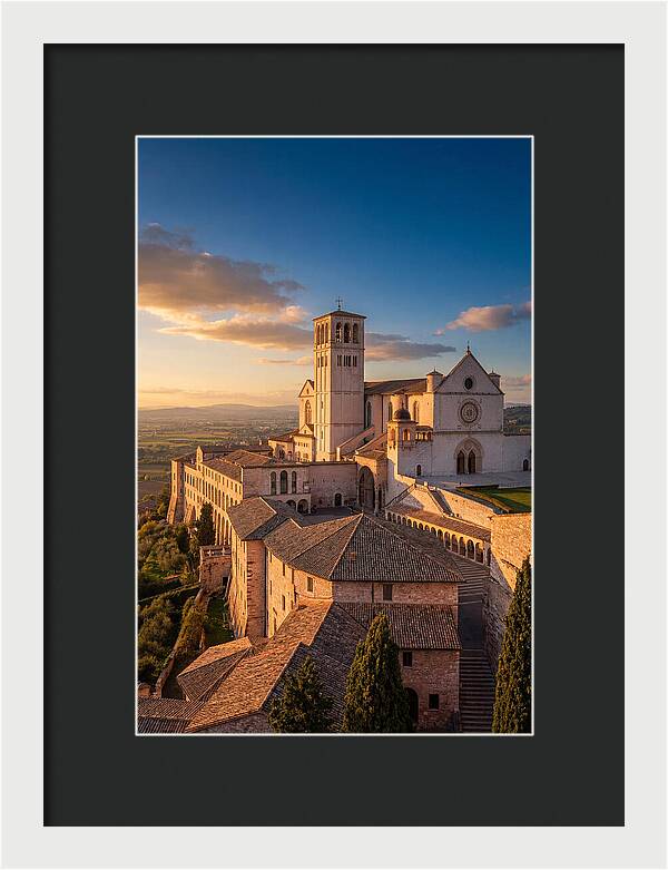 Basilica Of St Francis At Dusk