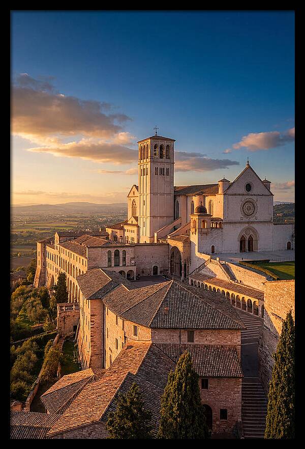 Basilica Of St Francis At Dusk