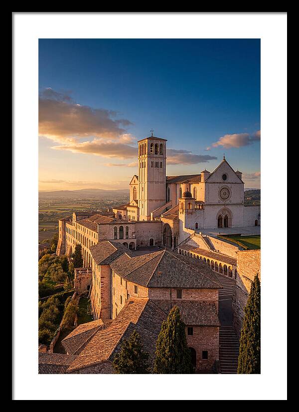 Basilica Of St Francis At Dusk