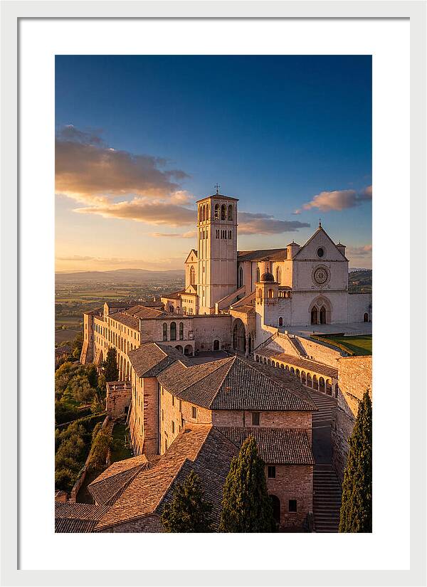 Basilica Of St Francis At Dusk