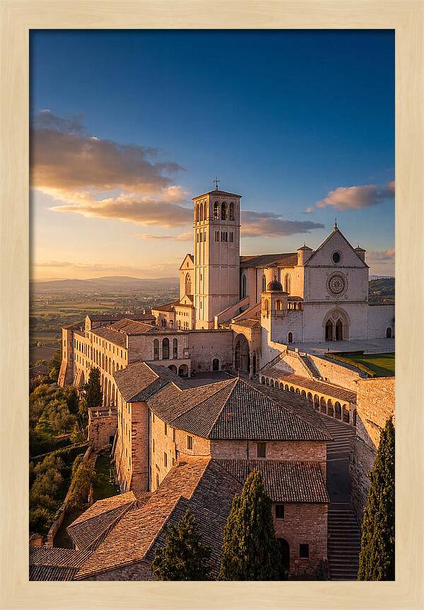 Basilica Of St Francis At Dusk