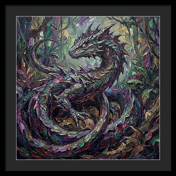 Basilisk Among The Foliage