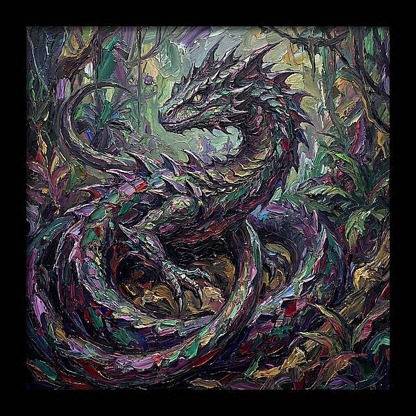 Basilisk Among The Foliage
