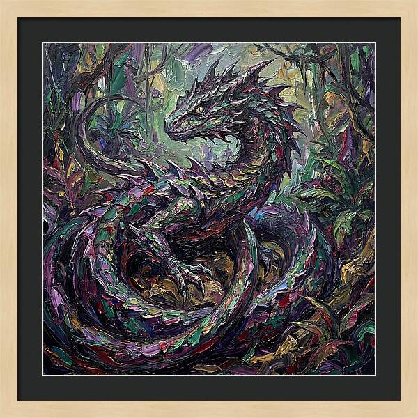 Basilisk Among The Foliage