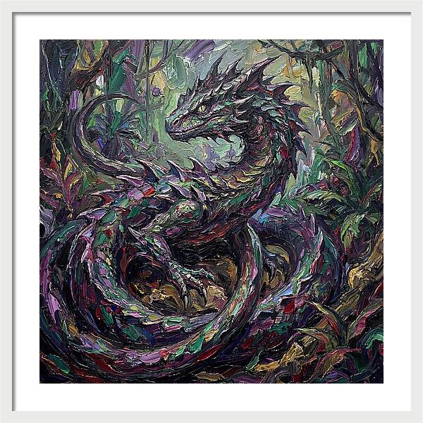 Basilisk Among The Foliage