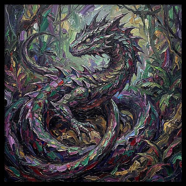 Basilisk Among The Foliage