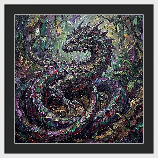 Basilisk Among The Foliage