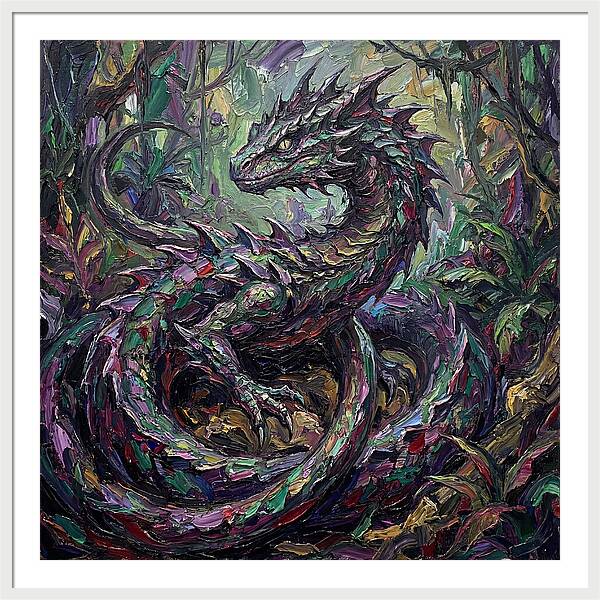 Basilisk Among The Foliage