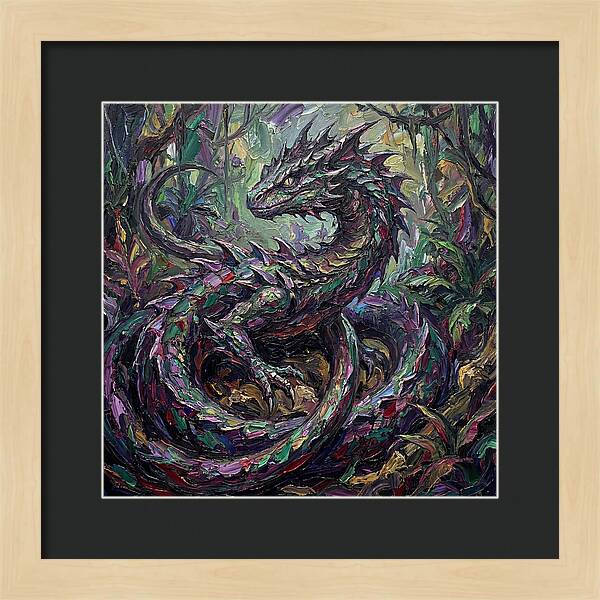 Basilisk Among The Foliage