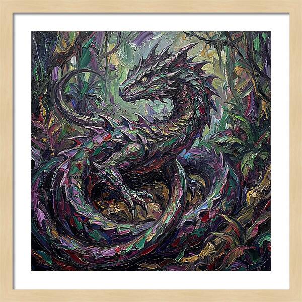 Basilisk Among The Foliage
