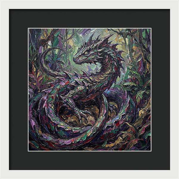 Basilisk Among The Foliage