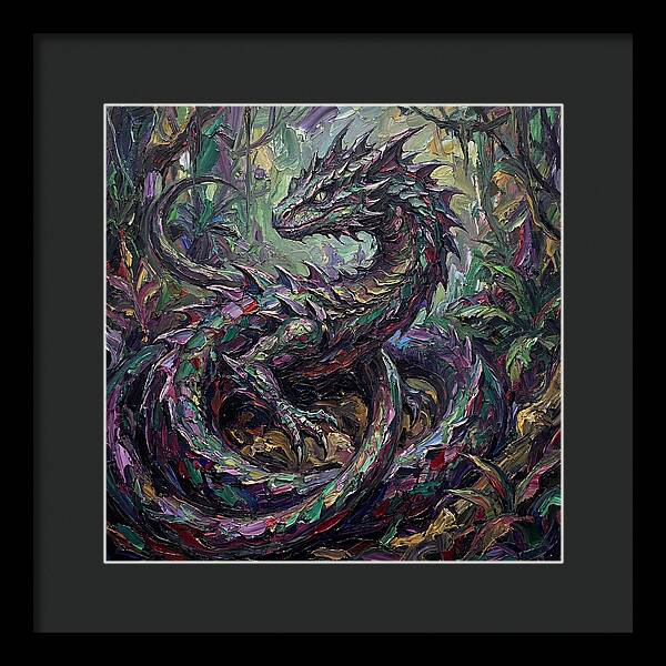Basilisk Among The Foliage