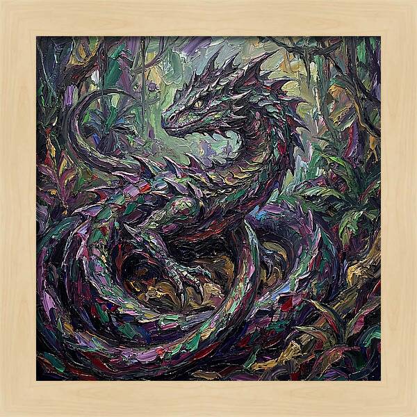 Basilisk Among The Foliage
