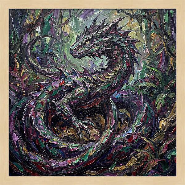 Basilisk Among The Foliage