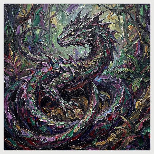 Basilisk Among The Foliage