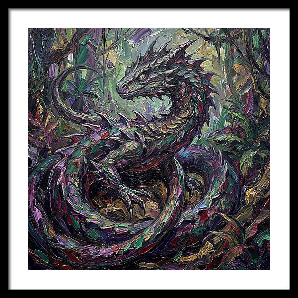 Basilisk Among The Foliage