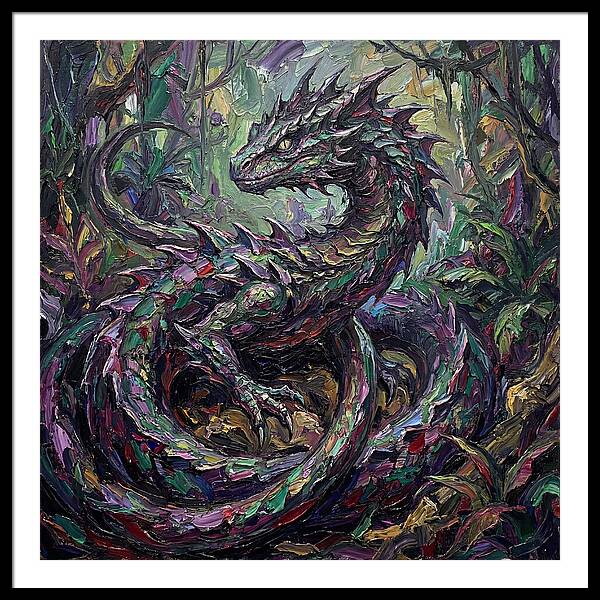 Basilisk Among The Foliage