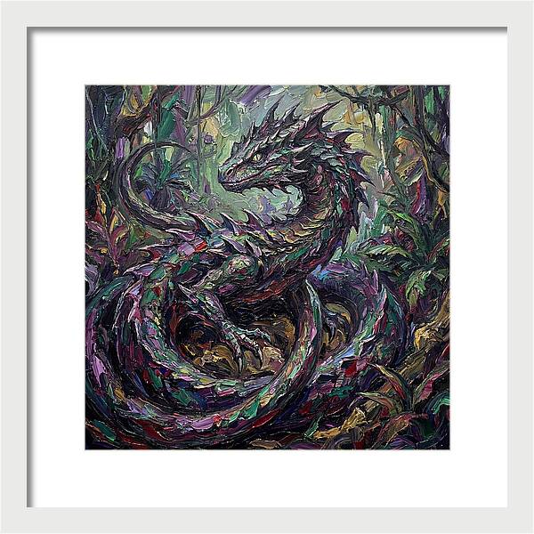 Basilisk Among The Foliage