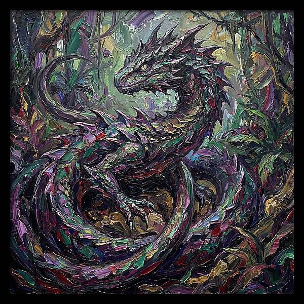 Basilisk Among The Foliage