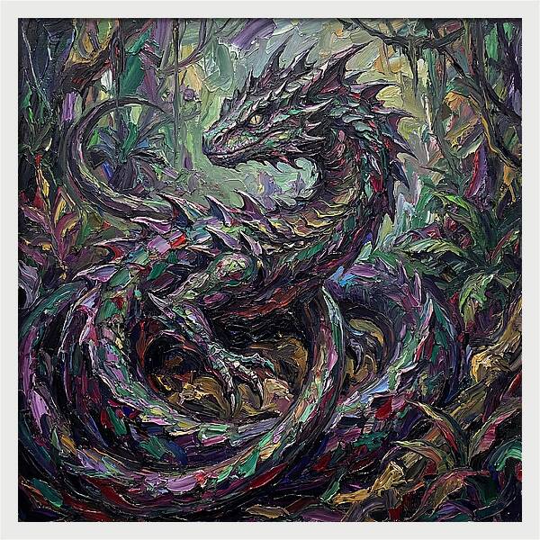 Basilisk Among The Foliage