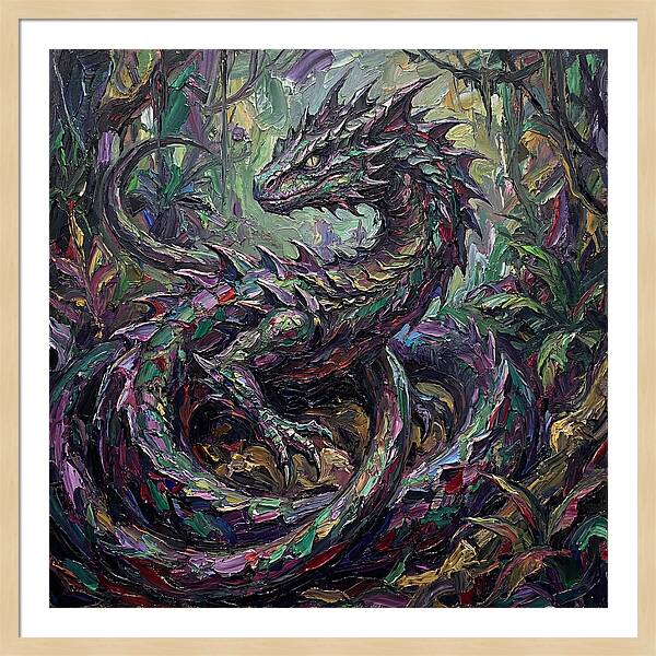 Basilisk Among The Foliage