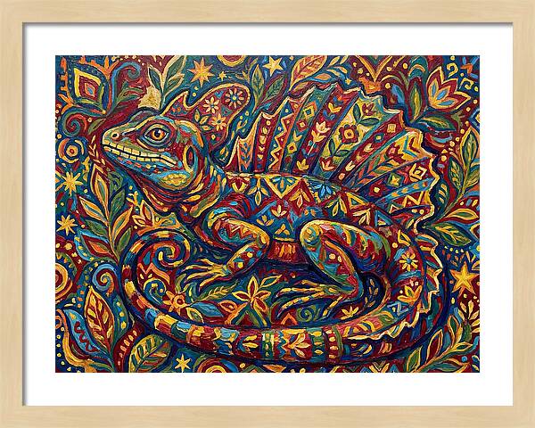 Basilisk Folk Art
