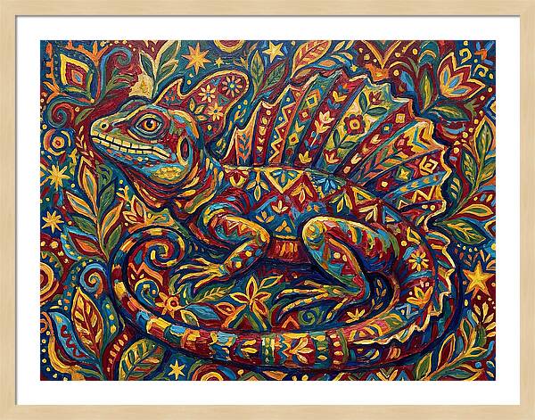 Basilisk Folk Art