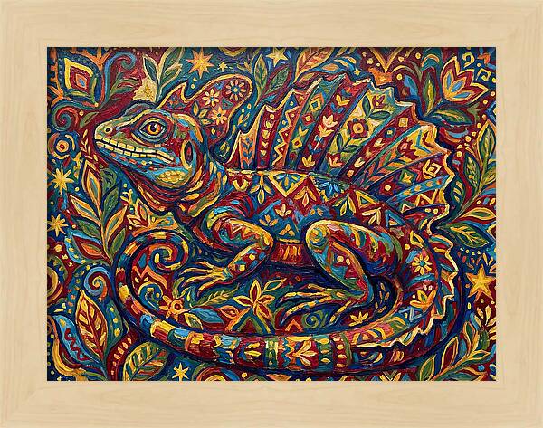 Basilisk Folk Art