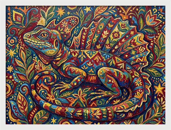 Basilisk Folk Art