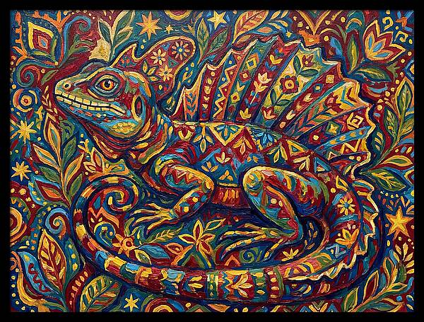 Basilisk Folk Art