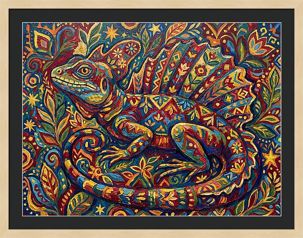 Basilisk Folk Art