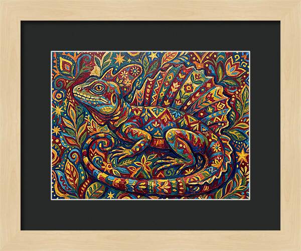 Basilisk Folk Art