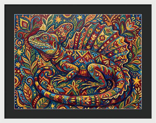 Basilisk Folk Art