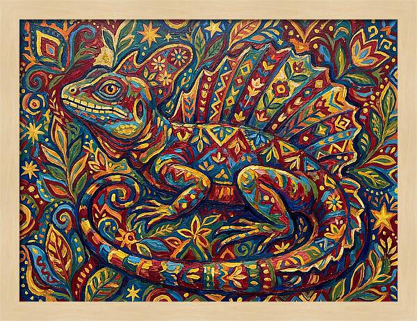 Basilisk Folk Art