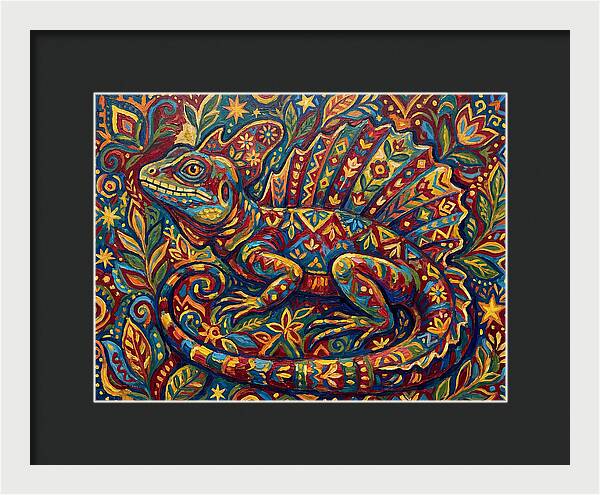 Basilisk Folk Art