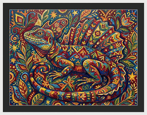 Basilisk Folk Art