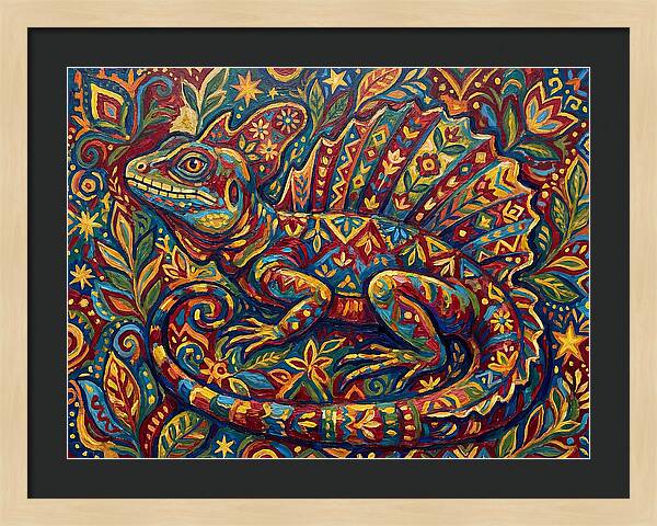 Basilisk Folk Art