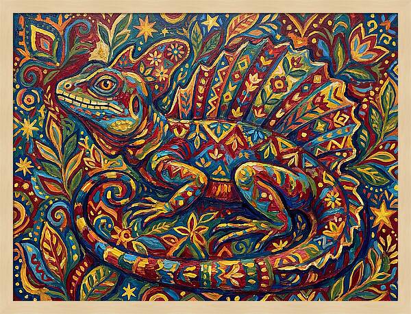 Basilisk Folk Art