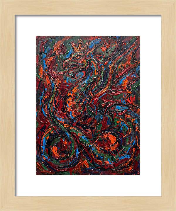 Basilisk In Expressionist Colors