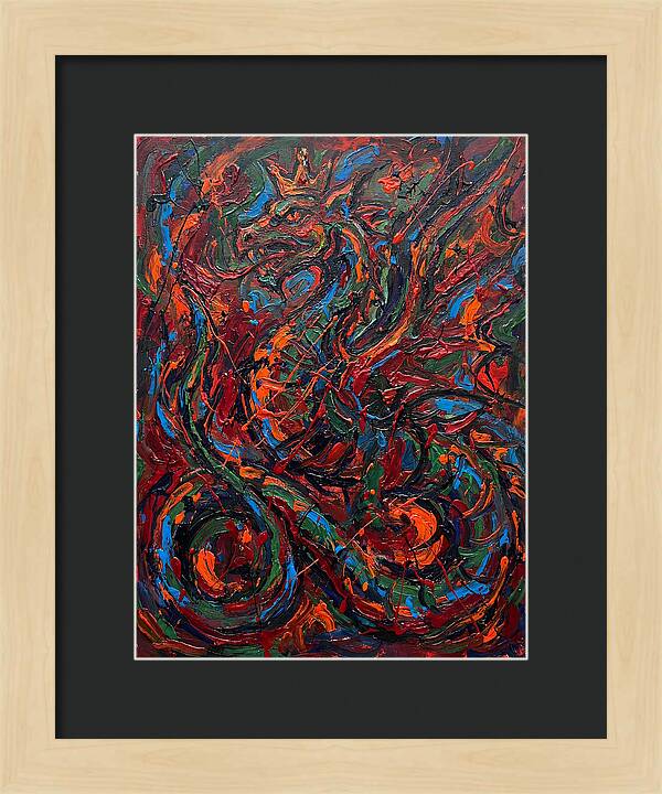 Basilisk In Expressionist Colors