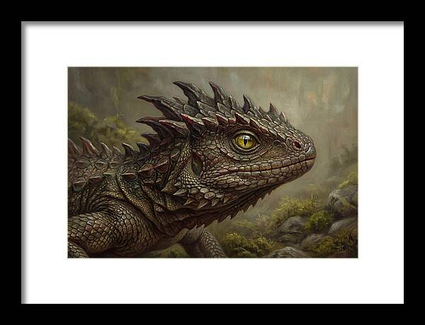 Basilisk In Lush Surroundings