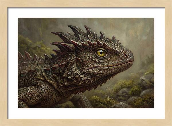 Basilisk In Lush Surroundings