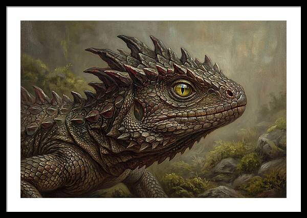 Basilisk In Lush Surroundings