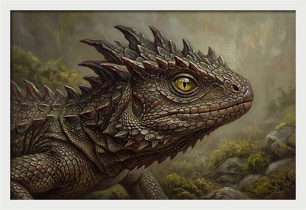 Basilisk In Lush Surroundings