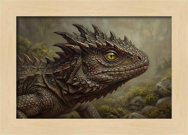 Basilisk In Lush Surroundings
